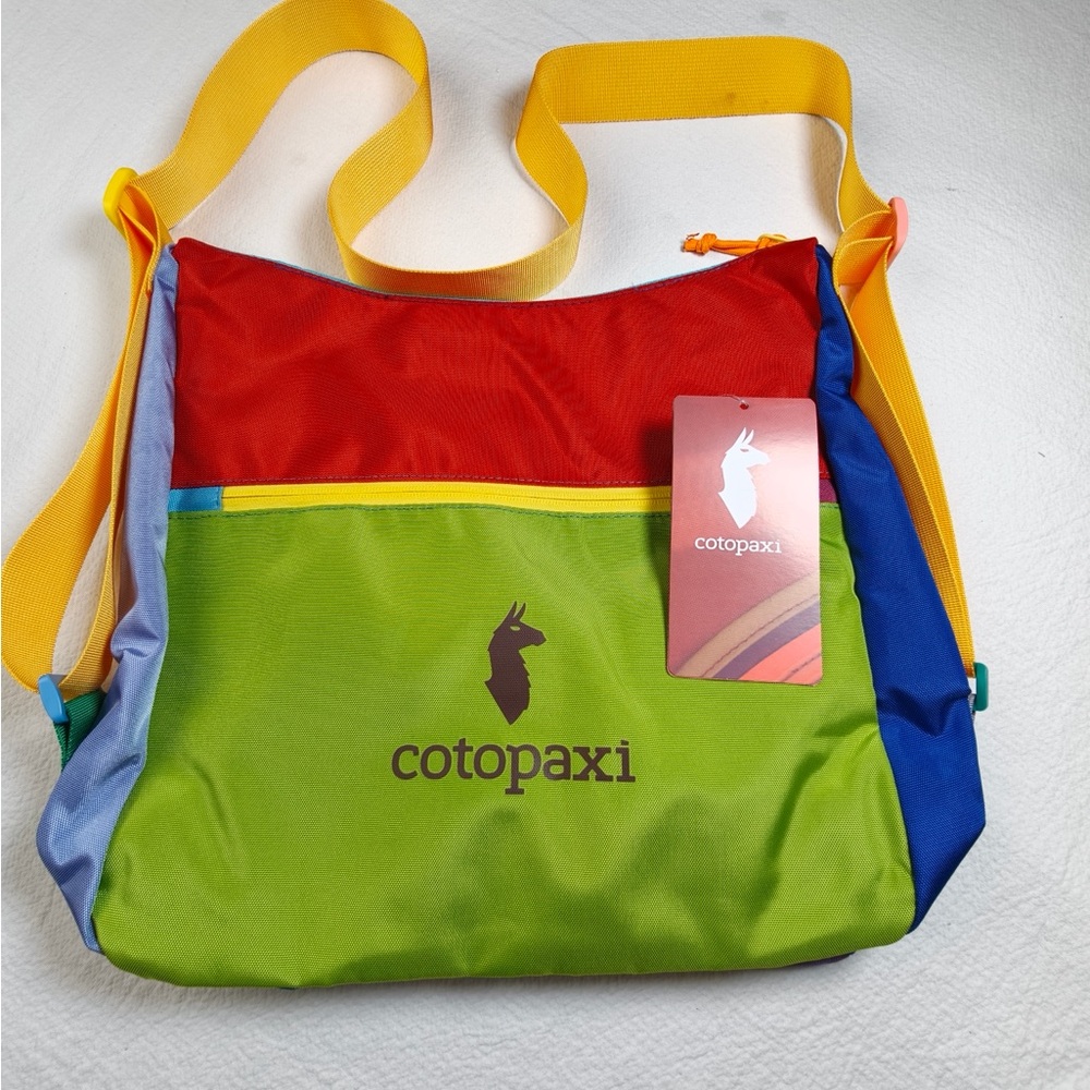 Cotopaxi Del Dia Multicolor Women's Crossbody Bag - Green/Red/Blue